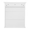 Flash Furniture Dune Farmhouse Wall Mounted Bathroom Medicine Cabinet Storage Organizer w/2 Magnetic Closure Doors FS-BATH-7-WH-GG - alternate 3